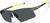 Angle view of Wrap-Around Sports Sunglasses(Larger Lenses) T99361212 in Gray with Gray Lenses thumbnail