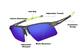 Image of Wrap-Around Sports Sunglasses(Larger Lenses) thumbnail