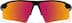 Wrap-Around Sports Sunglasses(Larger Lenses) T99402118 in Black with Flame Mirror