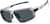 Angle view of Active Wrap-Around Sunglasses T99411112 in Silver with Gray Lens thumbnail