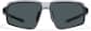 Front view of Active Wrap-Around Sunglasses T99411112 in Silver with Gray Lens thumbnail