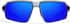 Active Wrap-Around Sunglasses T99421116 in Silver with Blue Mirror