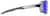 Side view of Active Wrap-Around Sunglasses T99421116 in Silver with Blue Mirror thumbnail