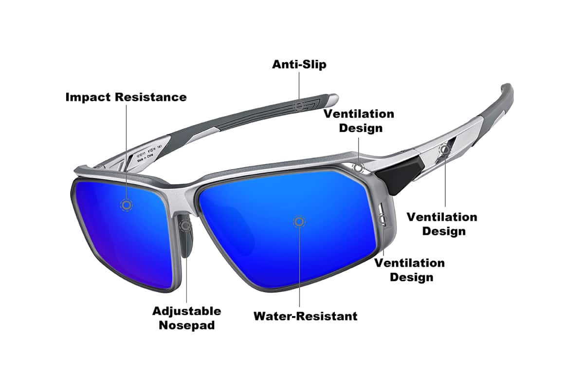 Image of Active Wrap-Around Sunglasses