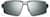 Front view of Active Wrap-Around Sunglasses T99431111 in Silver with Silver Mirror thumbnail