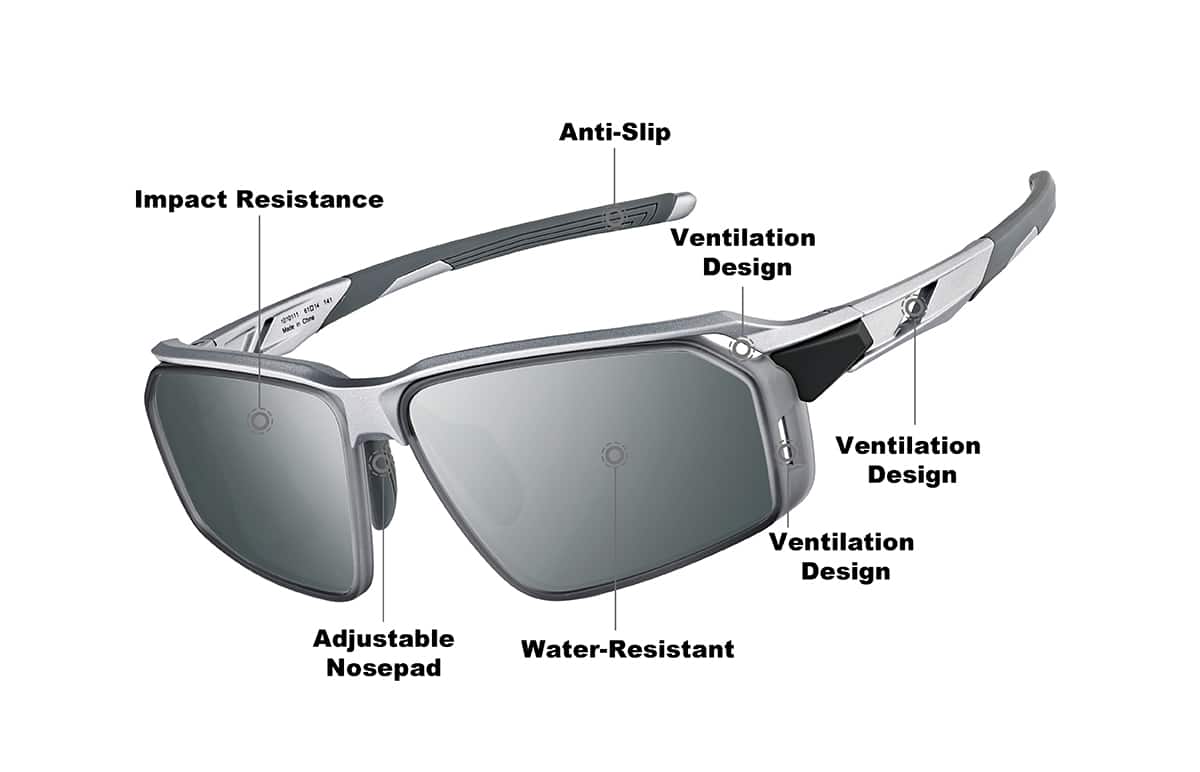 Image of Active Wrap-Around Sunglasses