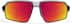 Active Wrap-Around Sunglasses T99441118 in Silver with Red Mirror