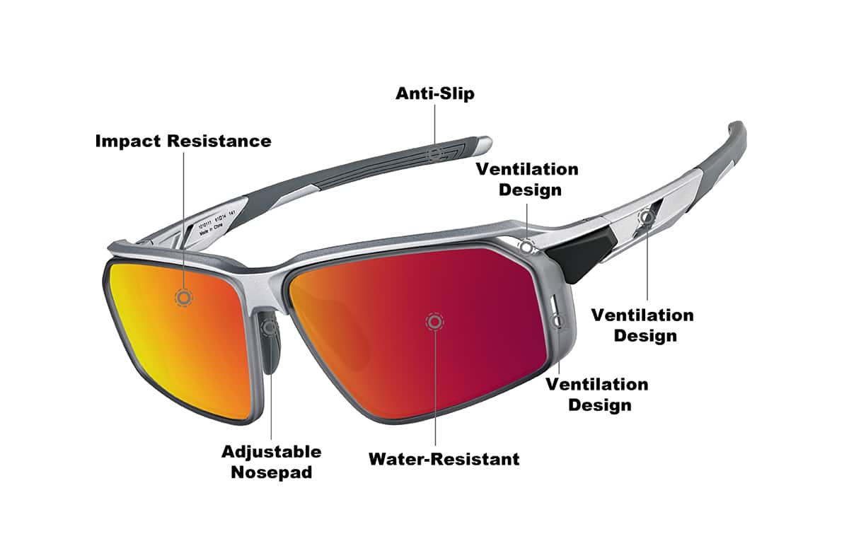 Image of Active Wrap-Around Sunglasses