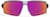 Front view of Active Wrap-Around Sunglasses T99451119 in Silver with Rose Gold Mirror thumbnail