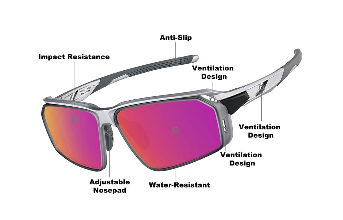 Image of Active Wrap-Around Sunglasses