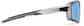 Side view of Active Wrap-Around Sunglasses T99461124 in Silver with Green Mirror thumbnail