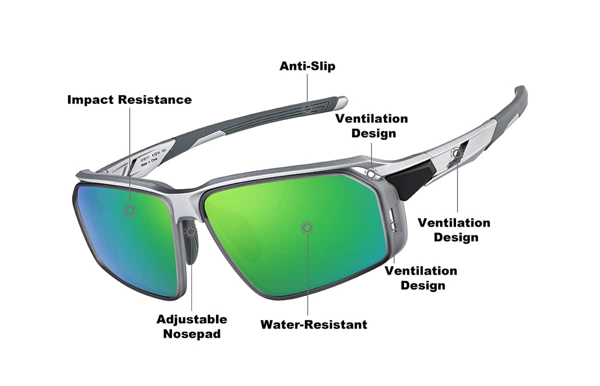Image of Active Wrap-Around Sunglasses