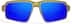 Active Wrap-Around Sunglasses T99481416 in Gold with Blue Mirror