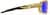 Side view of Active Wrap-Around Sunglasses T99481416 in Gold with Blue Mirror thumbnail