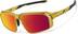 Active Wrap-Around Sunglasses T99501418 in Gold with Red Mirror