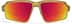 Active Wrap-Around Sunglasses T99501418 in Gold with Red Mirror
