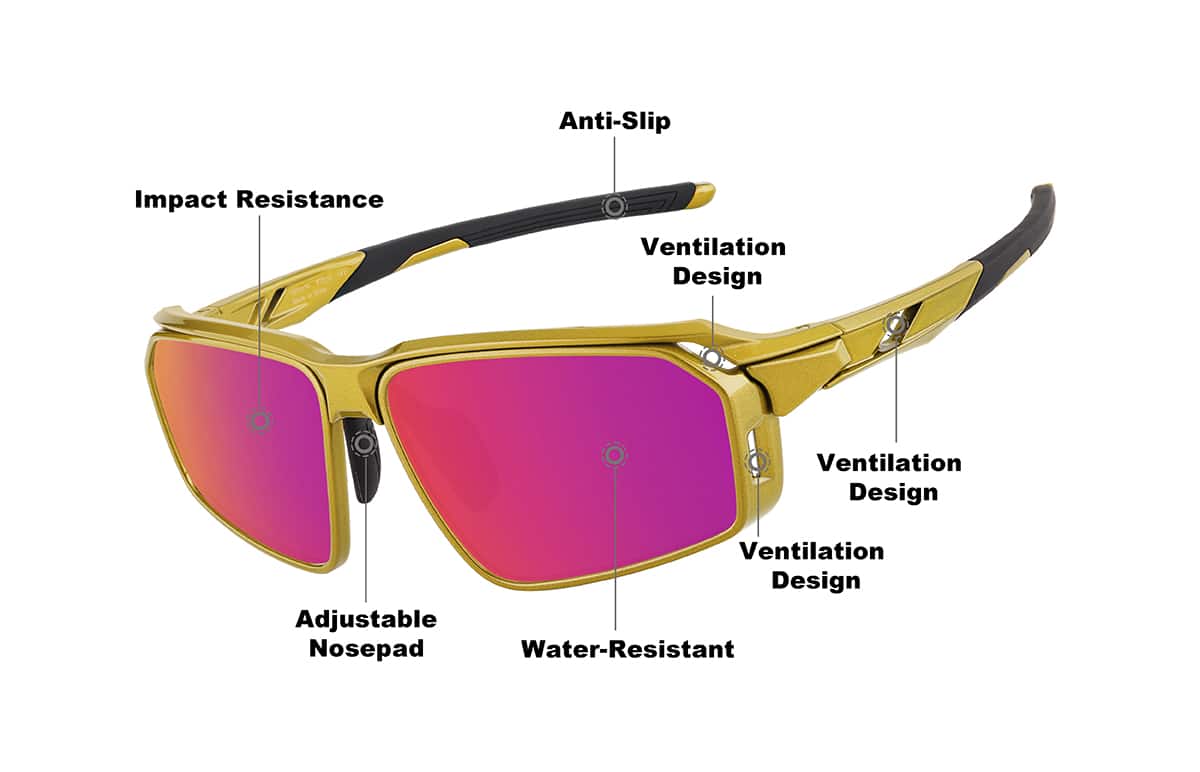 Image of Active Wrap-Around Sunglasses