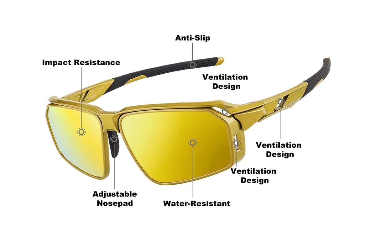 Image of Active Wrap-Around Sunglasses