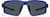 Front view of Active Wrap-Around Sunglasses T99531612 in Blue with Gray Lens thumbnail