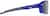 Side view of Active Wrap-Around Sunglasses T99531612 in Blue with Gray Lens thumbnail