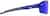 Side view of Active Wrap-Around Sunglasses T99541616 in Blue with Blue Mirror thumbnail
