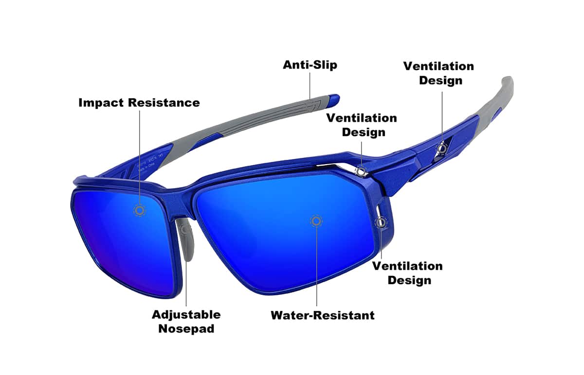 Image of Active Wrap-Around Sunglasses