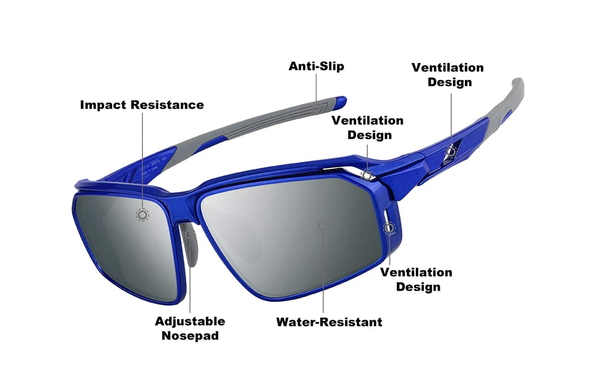 Image of Active Wrap-Around Sunglasses