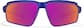 Front view of Active Wrap-Around Sunglasses T99571619 in Blue with Rose Gold Mirror thumbnail