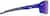 Side view of Active Wrap-Around Sunglasses T99581617 in Blue with Purple Mirror thumbnail