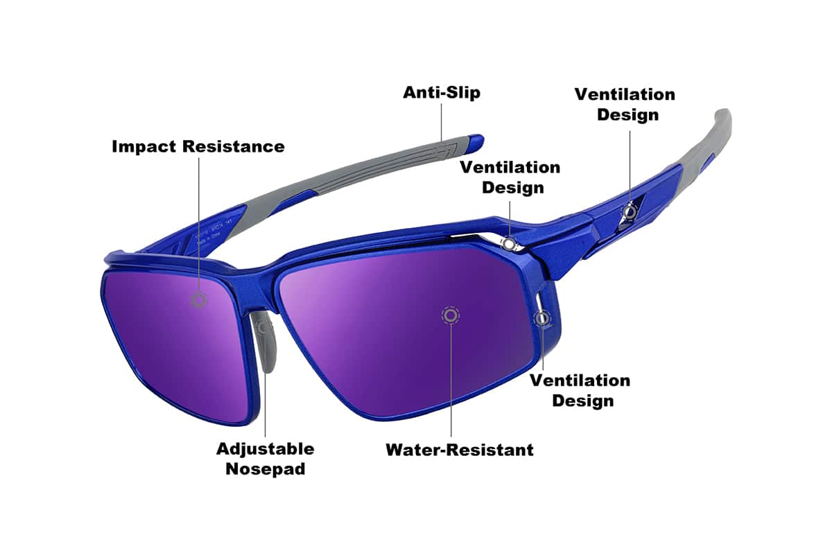 Image of Active Wrap-Around Sunglasses
