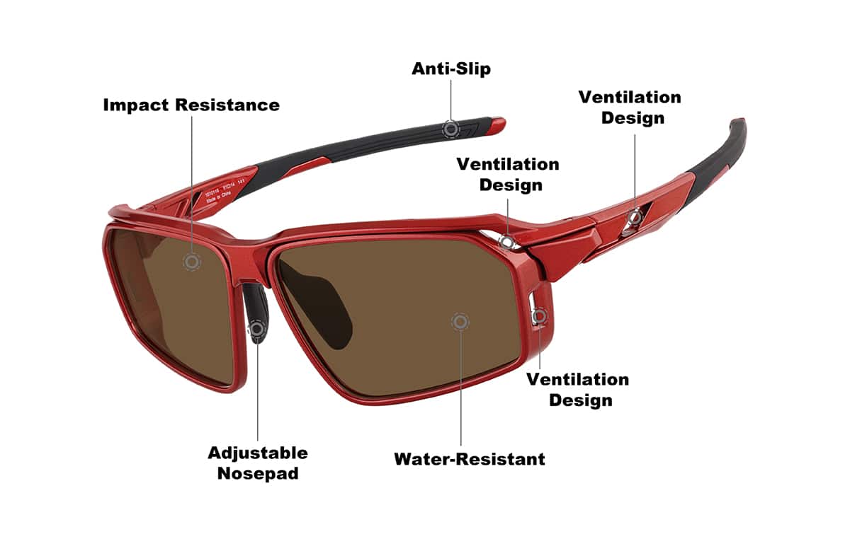 Image of Active Wrap-Around Sunglasses