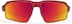 Active Wrap-Around Sunglasses T99621818 in Red with Red Mirror