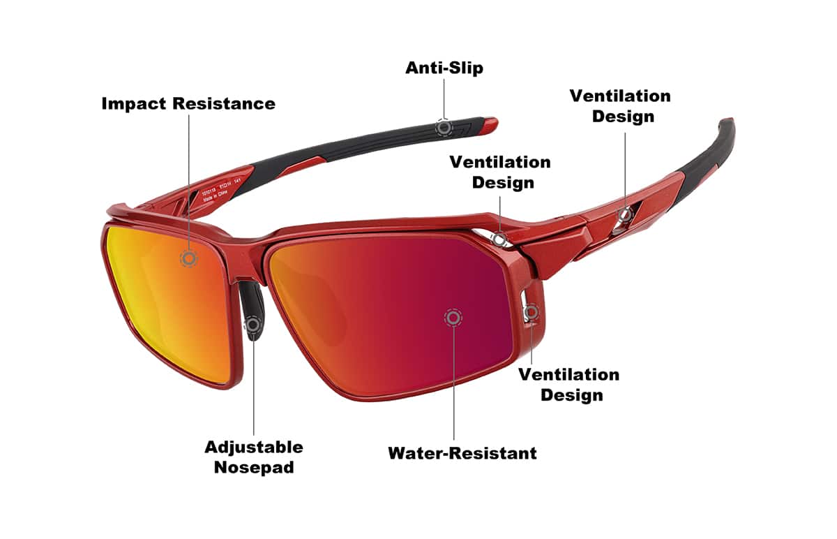 Image of Active Wrap-Around Sunglasses