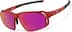 Active Wrap-Around Sunglasses T99631819 in Red with Rose Gold Mirror