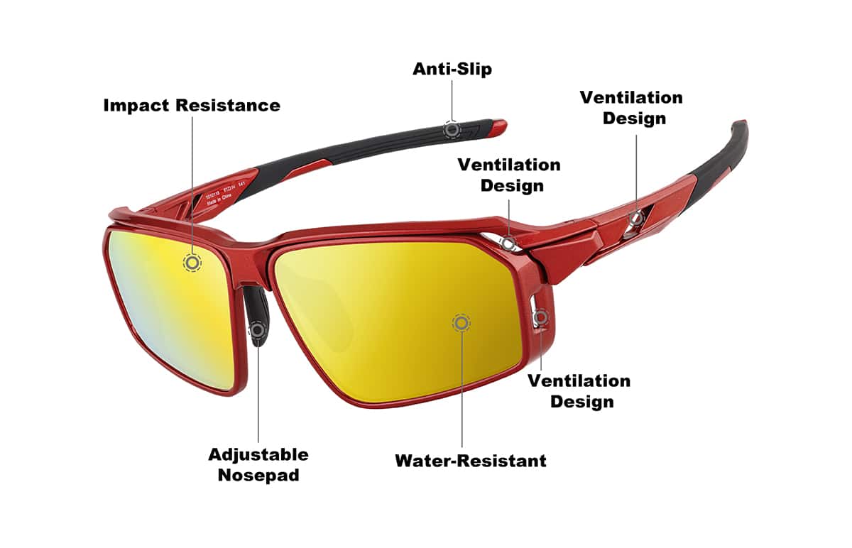 Image of Active Wrap-Around Sunglasses