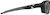 Side view of Active Wrap-Around Sunglasses T99652112 in Black with Gray Lens thumbnail