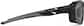 Side view of Active Wrap-Around Sunglasses T99652112 in Black with Gray Lens thumbnail