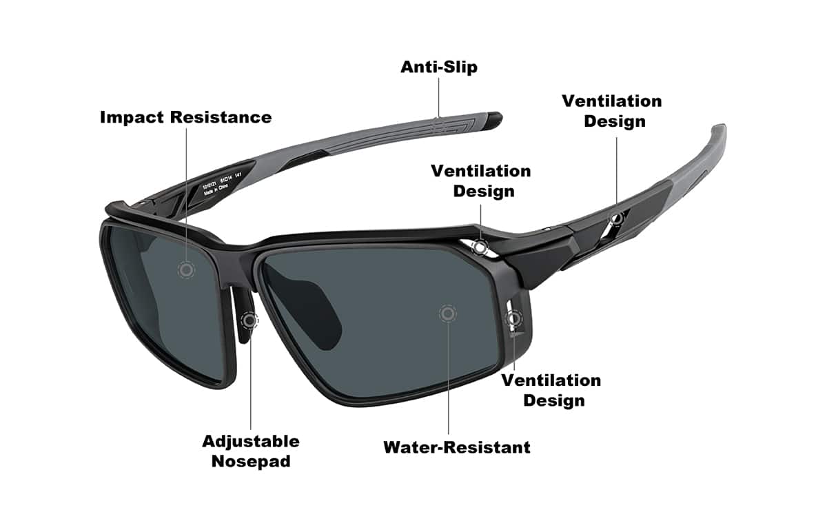 Image of Active Wrap-Around Sunglasses