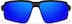 Active Wrap-Around Sunglasses T99662116 in Black with Blue Mirror