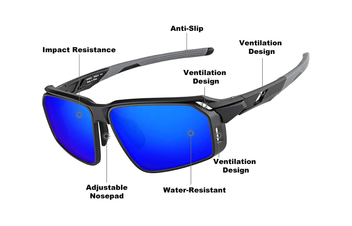 Image of Active Wrap-Around Sunglasses