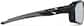 Side view of Active Wrap-Around Sunglasses T99672111 in Black with Silver Mirror thumbnail