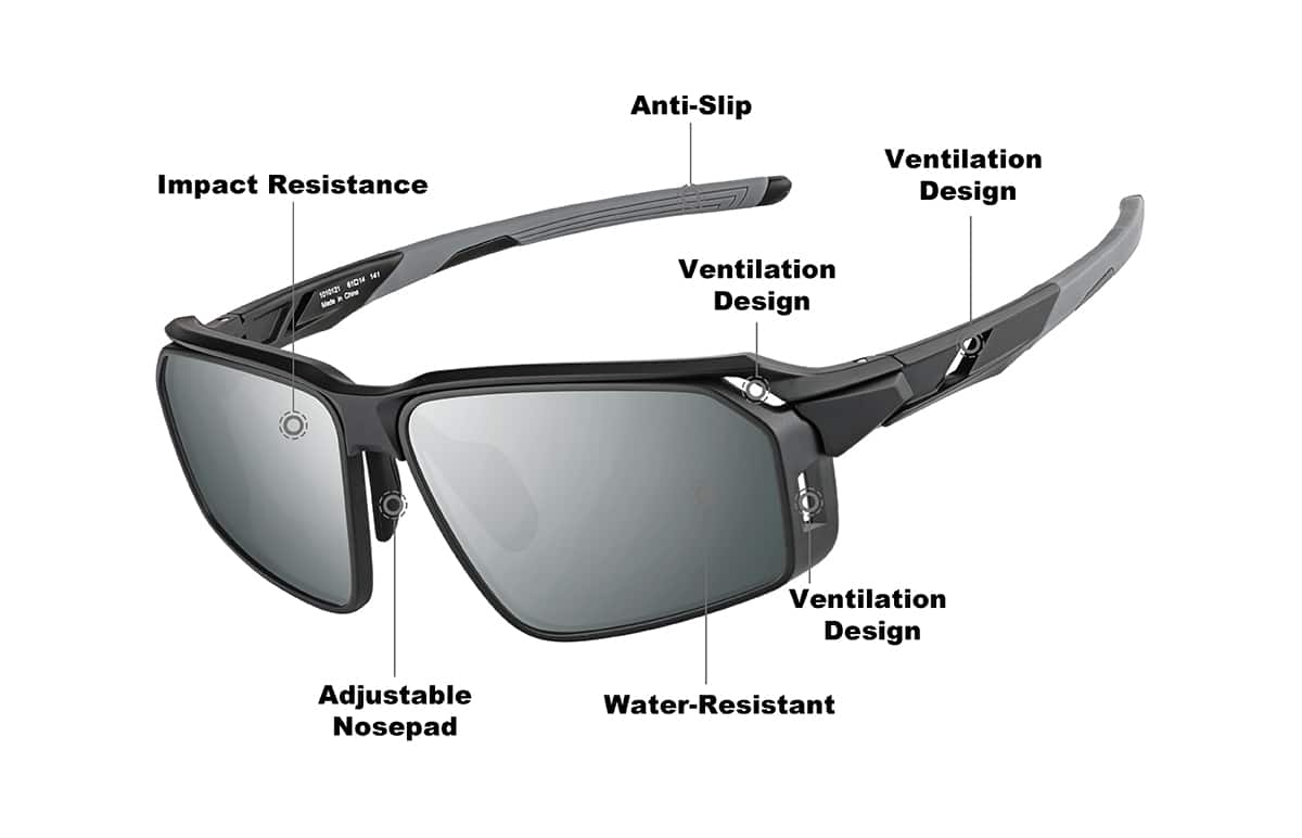 Image of Active Wrap-Around Sunglasses