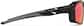 Side view of Active Wrap-Around Sunglasses T99682118 in Black with Red Mirror thumbnail