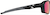 Side view of Active Wrap-Around Sunglasses T99692119 in Black with Rose Gold Mirror thumbnail