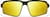 Front view of Active Wrap-Around Sunglasses T99702114 in Black with Gold Mirror thumbnail