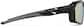 Side view of Active Wrap-Around Sunglasses T99702114 in Black with Gold Mirror thumbnail