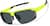 Angle view of Active Wrap-Around Sunglasses T99712212 in Yellow with Gray Lens thumbnail