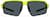 Front view of Active Wrap-Around Sunglasses T99712212 in Yellow with Gray Lens thumbnail
