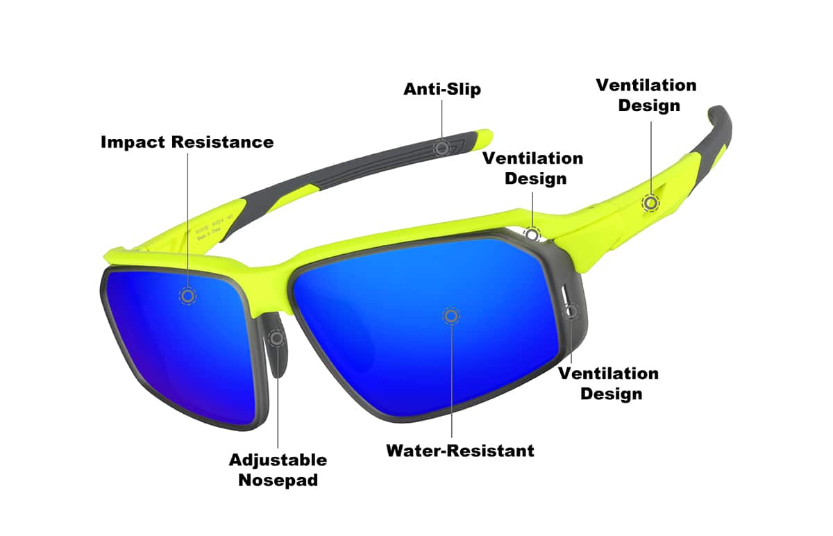 Image of Active Wrap-Around Sunglasses