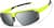 Angle view of Active Wrap-Around Sunglasses T99732211 in Yellow with Silver Mirror thumbnail